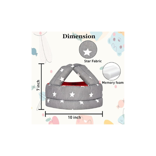 Baby Safety Helmet – Soft Head Protection for Crawling & Walking Babies