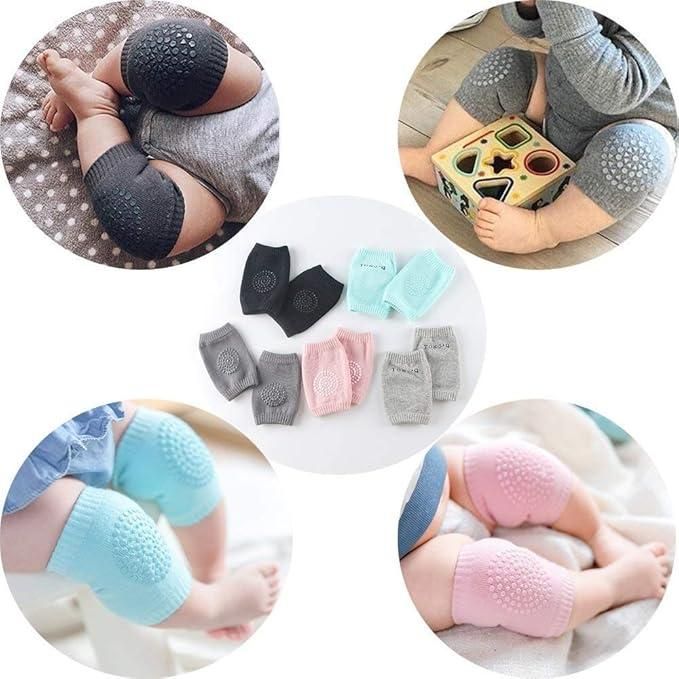 Baby Knee Pads for Crawling (2 Pairs) | Soft & Safe |