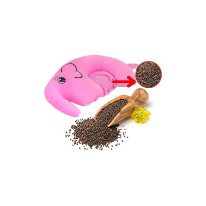 Elephant Shaped Baby Head Support Pillow (0–12 Months)