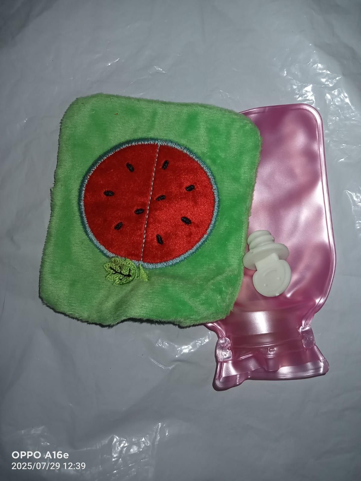 Small Hot Water Rubber Bottle Bag for Pain Relief Therapy