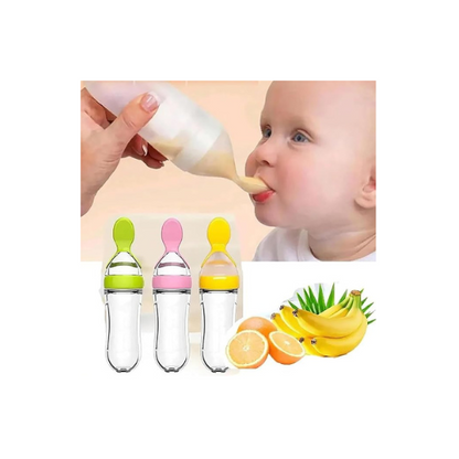 Baby Silicone Feeding Bottle (Pack of 2)