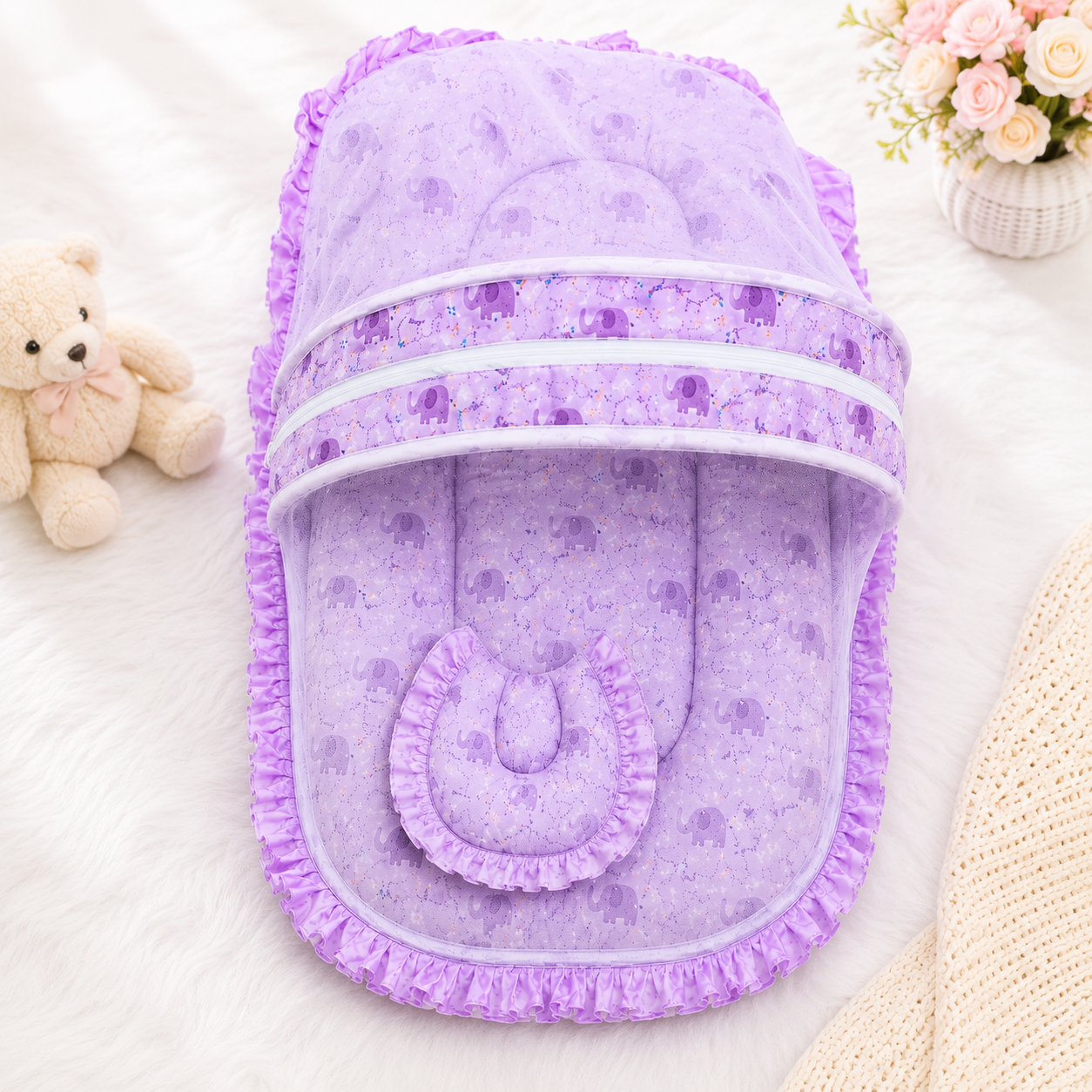 Baby Mosquito Net Bed with Pillow