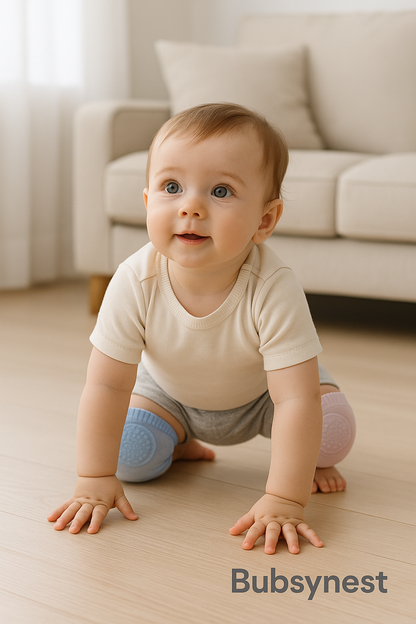 Baby Knee Pads for Crawling (2 Pairs) | Soft & Safe |