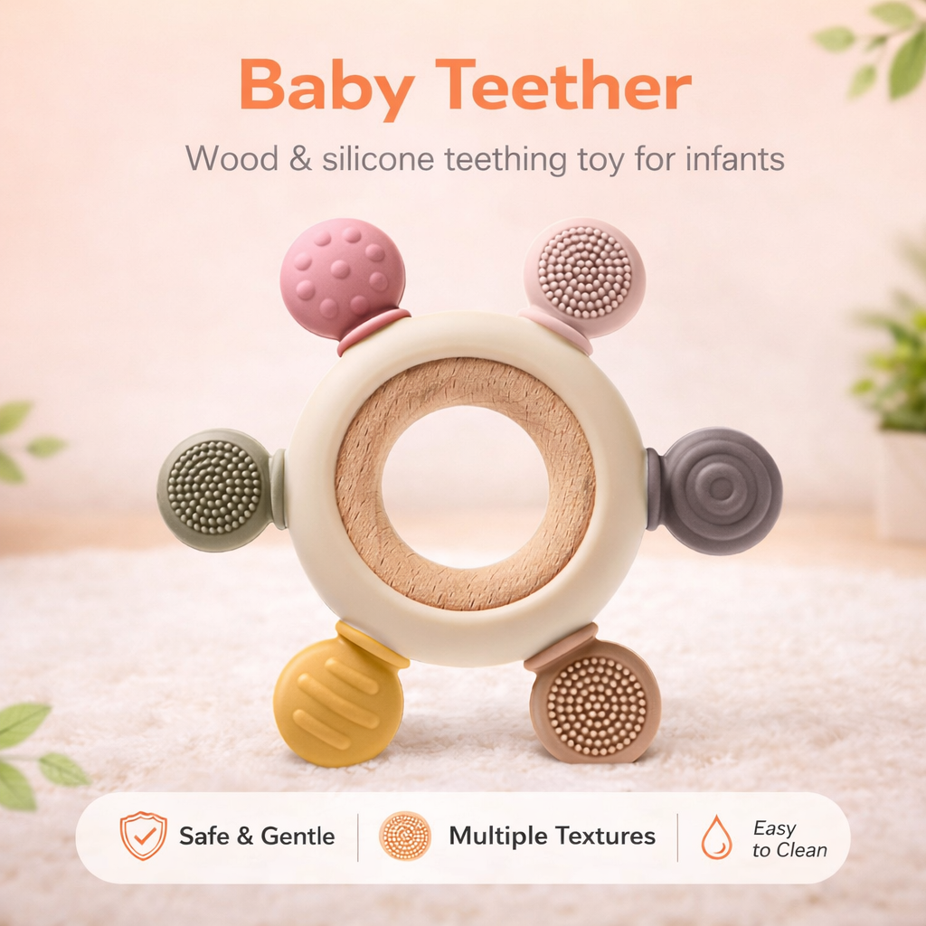 Silicone Baby Teether For Infants
