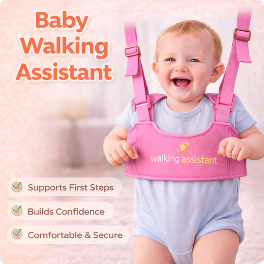 Baby Walking Assistant Belt | Adjustable Toddler Learning Harness (9–24 Months)