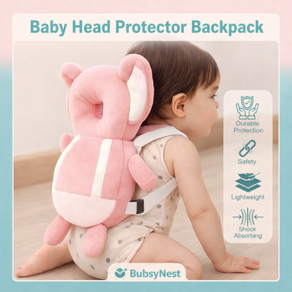 Baby Head Protector Pillow – Adjustable Safety Cushion (6–36 Months)