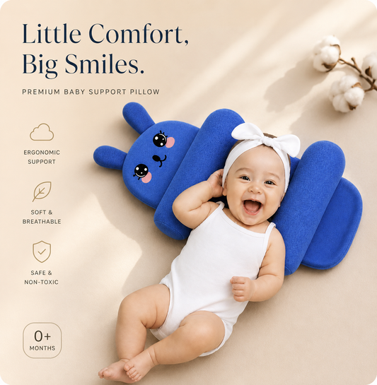 Baby Head Shaping & Neck Support Pillow (0–12 Months)