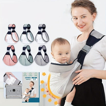 Baby Carrier for Newborn to Toddler – Soft Mesh, Ergonomic