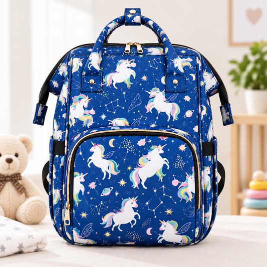 BubsyNest Mother & Baby Diaper Bag Backpack | Spacious Multi-Compartment Baby Organizer Bag for Travel & Daily Use