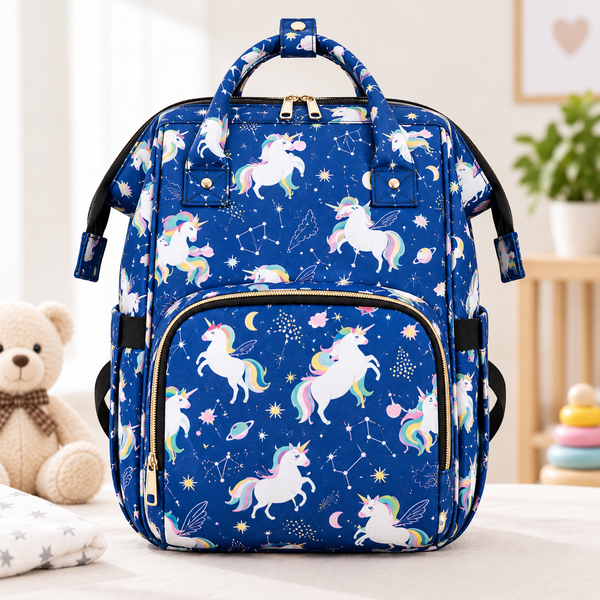BubsyNest Mother & Baby Diaper Bag Backpack | Spacious Multi-Compartment Baby Organizer Bag for Travel & Daily Use