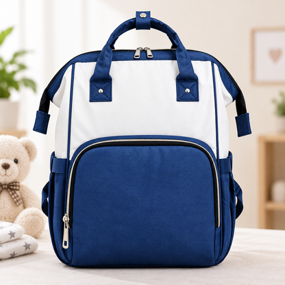 BubsyNest Mother & Baby Diaper Bag Backpack | Spacious Multi-Compartment Baby Organizer Bag for Travel & Daily Use