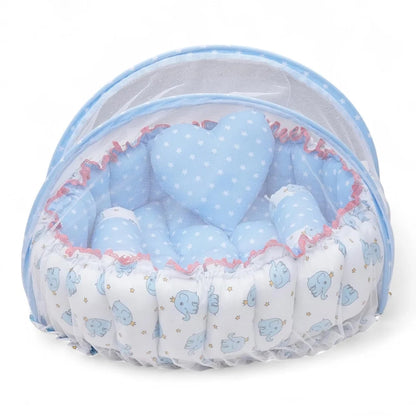 Round Baby Tub Bed | Soft & Cozy Baby Lounger