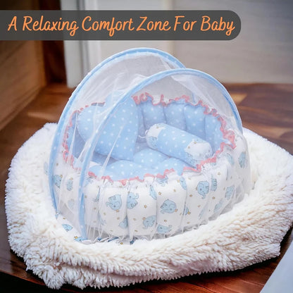 Round Baby Tub Bed | Soft & Cozy Baby Lounger